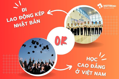 So sánh học cao đẳng ở Việt Nam và chương trình lao động kép Nhật Bản
